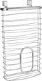 YBM Home 2216vc Ybmhomes Over-The-Cabinet Shopping Bag Holder, Stainless Steel...