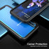 for Galaxy A50 Case,Hybrid 2 in 1 Slim Fit Heavy Duty Protection Shock Resistant Sturdy Shockproof Clear Case with Black Bumper Cover for Galaxy A...