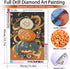 xackcme Pumpkin Diamond Painting Kits for Adults-Pumpkin Diamond Art Kits for Adults,Gem Art Kits for Adults for Gift Home Wall Decor Gifts(16x12i...