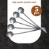 HANSGO 5PCS Stirring Spoons, Silver Tea Spoons 6.7" Long Handle Coffee Spoons Stainless Steel Coffee Stirrers for Cocktail Stirring Iced Tea Coffe...