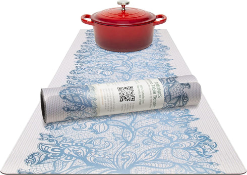 RIMONA'S Thermo Heat Resistant Table Runner and Trivet for Hot Dishes - Waterproof Hot Plates to Protect Table and Countertop - Kitchen & Dining 3...