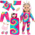 K.T. Fancy 18 Inch Girl Doll Clothes and Accessories Sleeping Bag Set Rainbow Angel of Doll Sleeping Bag, Pajamas, Shoes, Eye Mask, and Doll Pillo...