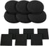 12 Pieces Counter Top Activated Carbon Compost Bin Filters - Extra Thick Indoor Pail Replacement Charcoal Caddy Filters Refill, 0.4" Thickness...