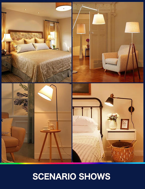 3 Way Light Bulbs 30 70 100W Equivalent Warm White 3000K, 3 Way LED Light Bulbs, Dimmable A19 LED Light Bulbs, Three Way LED Bulbs E26 Medium Base...