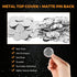 BEAMNOVA 100 Sets of Metal Button Supplies Blanks 32mm / 1.26 in (Approx. 1-1/4 inch) for Button Pin Maker Machine, Matte-Back Metallic Round DIY ...
