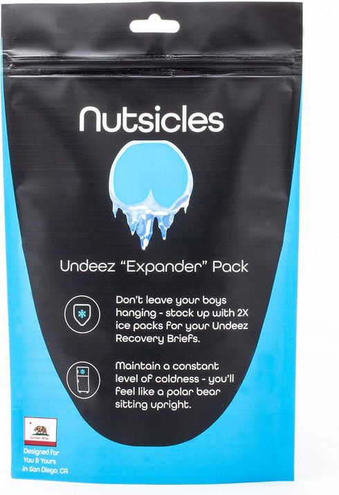 Vasectomy (2) Ice Pack Underwear Inserts - Nutsicle Custom Fit Vasectomy Ice Packs for Pain Relief During Vasectomy Recovery - Vasectomy Gift for ...
