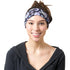 RiptGear Stretch Sport Headband for Women (Purple Paisley) — Made of Non-Slip Sweat Wicking Fabric — Great for Yoga, Running or The Gym — Soft Hea...