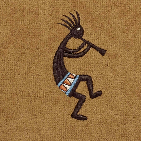 Avanti Linens Kokopelli Fingertip Towel, Nutmeg 18.00" x 11.00"...