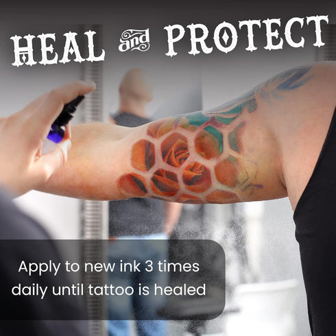 Tattoo Aftercare Oil | 1 oz | For New & Older Tattoos | Safe While Healing | Skincare Supplies...