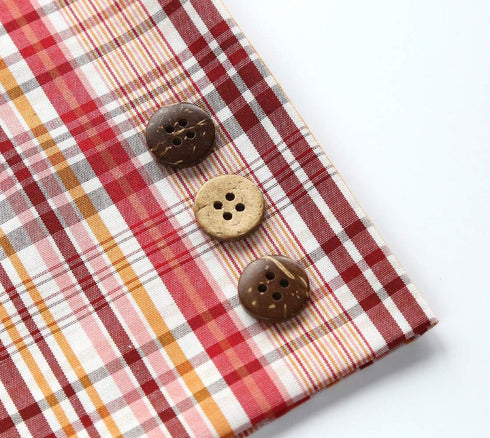 Coconut Shell Buttons Size 5/8 Inch (15mm) 4 Holes Coconut Button for Shirt Sewing or DIY Crafts Pack of 200pcs...
