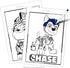 PAW Patrol The Mighty Move 16 Page Imagine Ink Coloring Pad, with 6 Mini Mess Free Markers, Bendon 58596...