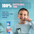 Dr. Bob Unflavored Anticavity Fluoride Toothpaste for Kids, Dentist-Recommended Toothpaste Gel with Xylitol for Sensitive Teeth, SLS-Free, Childre...