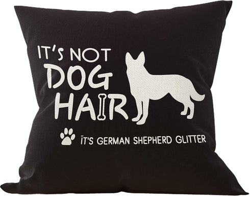 German Shepherd Pillow Covers 18x18 - Shepherd Gifts for Women & Men, Dog Lovers - Home Decor, Glitter Pillow Case...