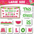 90 Pieces Watermelon Bulletin Board for Classroom Decoration One in a Melon Classroom Decorations Watermelon Paper Cutouts Sweet Summer Bulletin B...