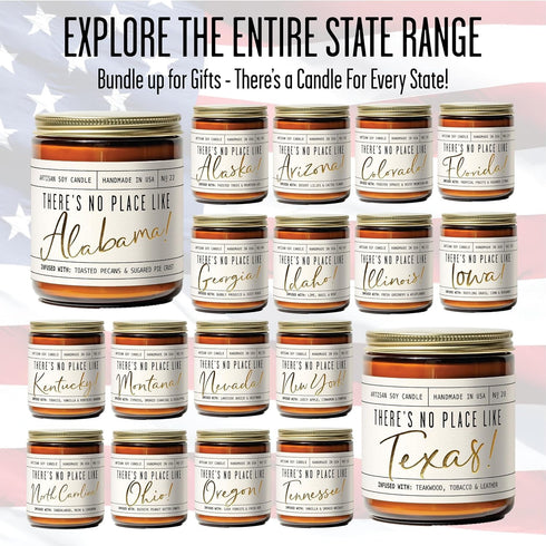 Michigan Gifts, Michigan Decor for Home - 'There's No Place Like Michigan Candle, w/Hot Apple Cider I Michigan Souvenirs I Michigan State Gifts I ...