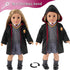 18 Inch Doll Clothes and Accessories Halloween Magic School Uniform Inspired Costume Doll Clothes Accessories Set Include Outfit Shoes for Girls (...