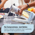 Hydros Water Filter Pitcher, 40 oz Slim Design, Patented Fast Flo Tech, Dishwasher Safe, Fills in Just 40 Seconds, BPA Free, 5 Cup Capacity, Blue...