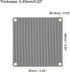 MECCANIXITY 6PCS PC Dust Filter, 90x90mm PVC Computer Case Cooler Dustproof Mesh Cover Fan Grills for Computer Chassis Speakers, Black...