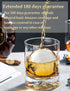 JBHO Hand Blown Crystal Double Old Fashioned Cocktail, Solid Whiskey Glasses, Rocks Glasses, Lowball Glasses - 12 Ounce - set of 2 - Perfect Size ...