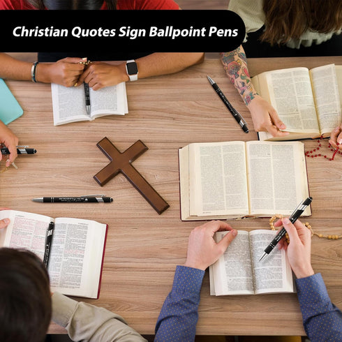 Fumete 21 Pcs Bible Verse Ballpoint Pens Christian Stylus Pens with Inspirational Quotes Bible Verse Pens Bulk Gift for Touch Screens Women Men Ch...