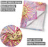 Ohjijinn Pastel Pink Burning Sun Tapestry - Mystic Celestial Sun and Moon with Stars - Psychedelic Hippy Tie Dye Wall Hanging for Party Home Decor...