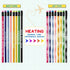 60 Pcs Inspirational Pencils Personalized Pencils with Name Cute Pencils Motivational Pencils for Student Color Changing Mood Pencils for Kids Sch...