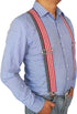 MELOTOUGH Men's Suspenders Fully Elastic 2 inch Wide X back Heavy Duty Work Suspenders...