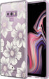 kate spade new york Defensive Hardshell Case for Samsung Galaxy Note9 - Hollyhock Floral Clear/Cream with Stones...