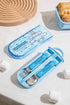 Cinnamoroll Utensil Set - Includes Reusable Fork, Spoon, Chopsticks and Carrying Case - Authentic Japanese Design - Durable, Dishwasher Safe- Frie...