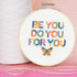 Dimensions 72-76918 Be You Counted Cross Stitch Kit for Beginners, 6" D, 14 Cnt. White Aida, 5pcs...