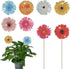 Fumwase 8 Pcs Flower Diamond Art Diamond Art Painting Kits for Garden Decor Flower Crafts Diamond Art Kit Flower Ornaments Diamond Art Supplies fo...