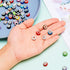 Junkin 120 Pieces Large Hole Rhinestone European Spacer Beads for Pens Jewelry Making Bulk 11mm Crystal Charm Beads for Pen Jewelry Making Supplie...