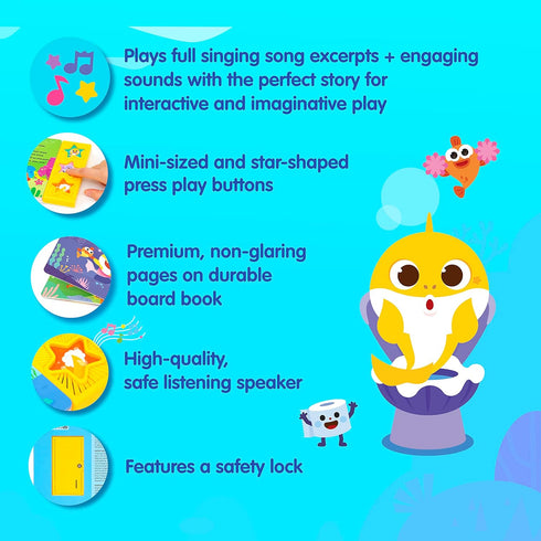 Pinkfong Baby Shark Potty Time Sound Book: Interactive Potty Training Storybook?Baby Learning Toys l Interactive Electronic Educational Learning f...