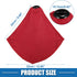 Car Shift Dust Cover Universal Gear Shift Knob Boot Dust Cover Fabric Red...