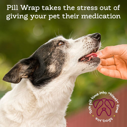 Riley's Pill Wrap for Dogs - Delicious Cheese & Bacon Flavored Pill Paste /Wrap Pills, Capsules, Tablets in a Pocket or Pouch to Mask The Taste & ...