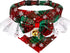 Christmas Pet Bandana with Bell and Pendant for Dogs and Cats, Festive Red and Green Plaid Snowflake Design, Adjustable Sizes for Most Pets, Durab...