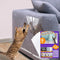 Cat Scratch Furniture Protector 6-Pack Cat Scratch Deterrent Tape - Extra Large Anti Cat Scratch Tape Anti Paws Anti-Scratch Clear Plastic Tapes P...