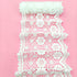 5 Yards White Lace Trim Flower for Sewing 6.5in Width Soft and Comfortable On The Skin Flower Pattern DIY Craft Clothes Edge Trim Ribbon...