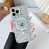 RALEAVO for iPhone 13 Pro Case Compatible with MagSafe Clear Floral Case with Flower Branch Pattern for Girls Women Slim Cute Hard Back Shockproof...