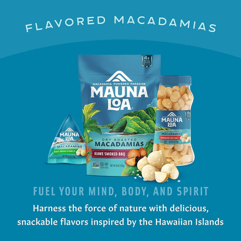 Mauna Loa Premium Roasted Macadamia Nuts, Sea Salt Flavor, 4 Oz...