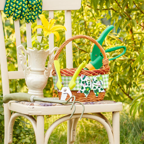 2 Rolls Spring Frog Ribbons Linen Green Plaid Frog Summer Decor Ribbons Cartoon Frog Wired Ribbons for Baby Shower Birthday Party Gift Wrapping Ho...