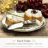 Spode Christmas Tree Cheese Spreaders (Set of 4) - 4.75" Stainless Steel Butter Knife with Porcelain Handle for Jam, Pastry, Butter Knife - Holida...