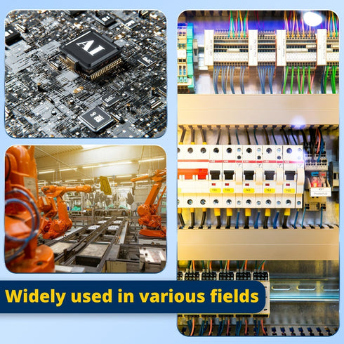 SSR-40AA Solid State Relay AC to AC Single Phase Input 80-250V AC to Output 24-380V AC 40A 2PCS...