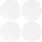 ACROPIX Universal 7 Inch Speaker Grills Mesh for Audio Subwoofer 183x193x11mm Grille without Frame White - Pack of 4...