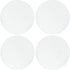 ACROPIX Universal 7 Inch Speaker Grills Mesh for Audio Subwoofer 183x193x11mm Grille without Frame White - Pack of 4...