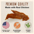 Cadet Gourmet Chicken Breast Dog Treats - Healthy & Natural Chicken Dog Training Treats for Small & Large Dogs - Inspected & Tested in USA (14 oz....
