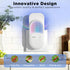 Fly Trap Indoor Plug-in 2-in-1 Flying Insect Trap with 7pcs Fly Trap Refill, Indoors Fly Trap Mosquito Trap with Night Light Gnat Traps for House ...