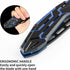 3.3" Pocket Knife, Folding Knife, 8Cr15MoV Stainless Steels Blade, Aluminum Alloy Handle, Blue Devil Design, 2024 Outdoor Gadget Gift...