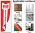 Fire Extinguisher Sign with Down Arrow, Safety Stickers, 15 Pack 4" x 12" Fire Extinguisher Signs Stickers, Durable Self Adhesive Decals, Weatherp...