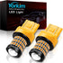 Yorkim 7440 Led Bulb Amber 7443 Led, Ultra Bright T20 Led 7440a Bulb W21W Led for Backup Reverse Light, Break Tail Light, Turn Signal Pack of 2...